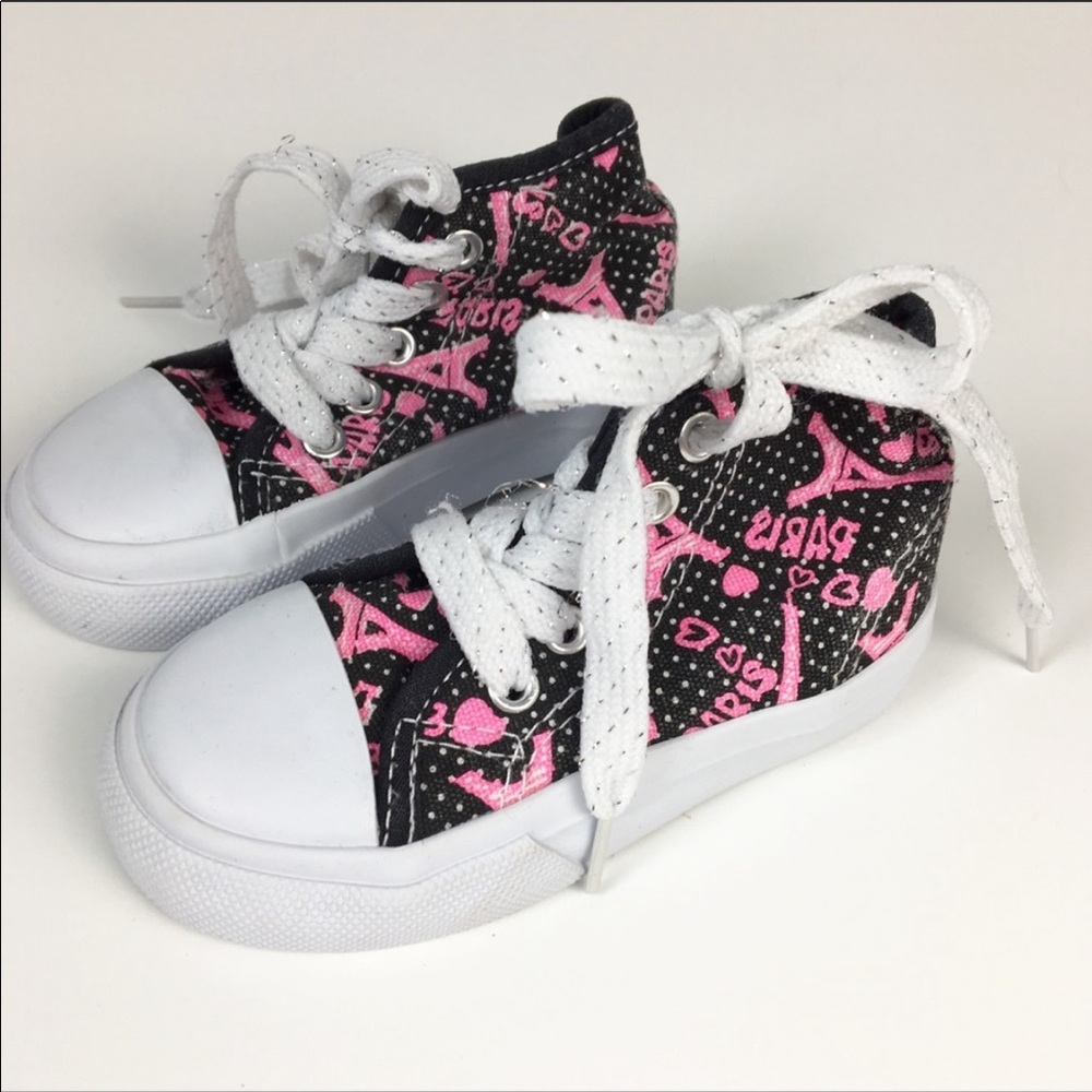 PARIS Eiffel Tower Sneakers 6 Infant Girls